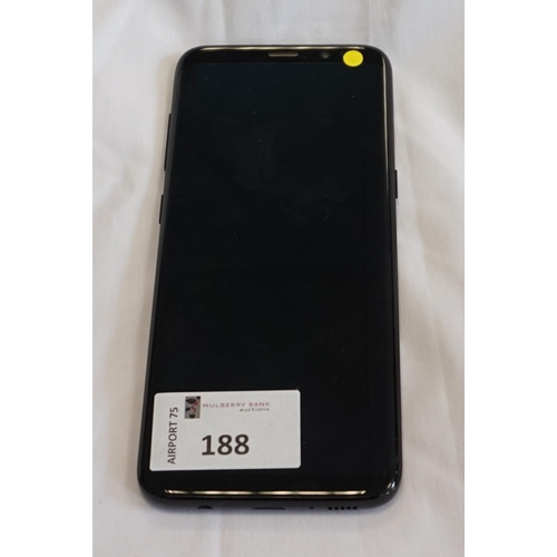 188 - SAMSUNG GALAXY S8 (64GB) SMARTPHONE
Model: SM-G950F.  IMEI: 351717106360666.  Note: It is the buyer'... 