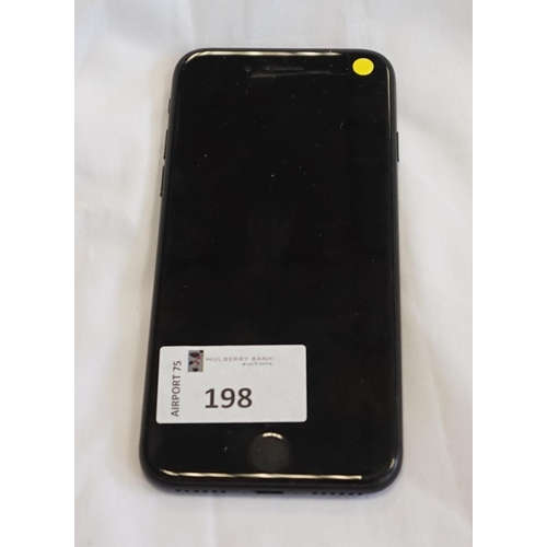 198 - APPLE IPHONE 7 - MODEL A1778
IMEI: 355320085587759.  i-cloud protected.  Note: It is the buyer's res... 