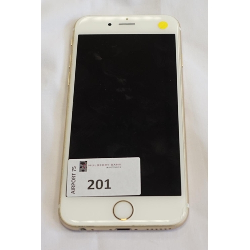 201 - APPLE IPHONE 6S - MODEL A1688
IMEI: 355690079768072.  i-cloud protected.  Note: It is the buyer's re... 