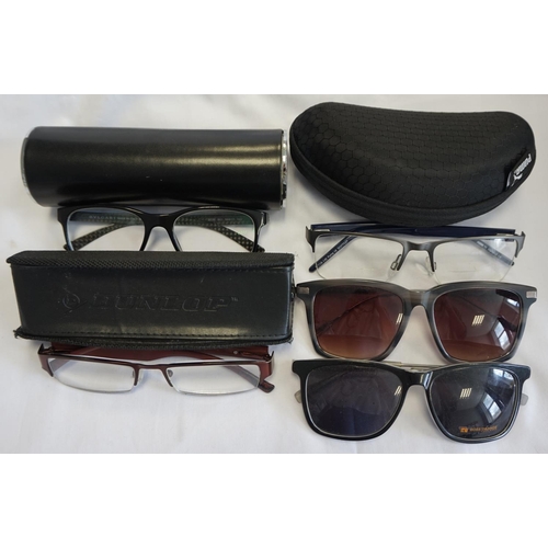 272 - FIVE PAIRS OF DESIGNER FRAME SPECTACLES AND SUNGLASSES
including: BOSS ORANGE; TED BAKER; BULGARI; P... 