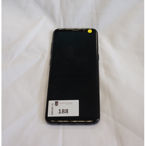 188 - SAMSUNG GALAXY S8 (64GB) SMARTPHONE
Model: SM-G950F.  IMEI: 351717106360666.  Note: It is the buyer'... 