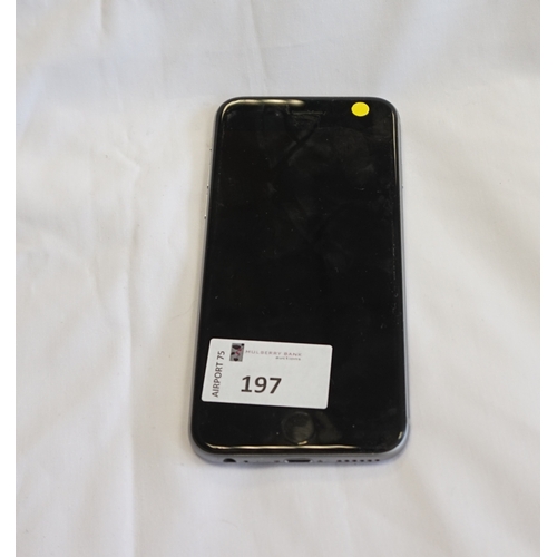 197 - APPLE IPHONE 6S - MODEL A1688
IMEI: 355399088170474.  i-cloud protected.  Note: It is the buyer's re... 