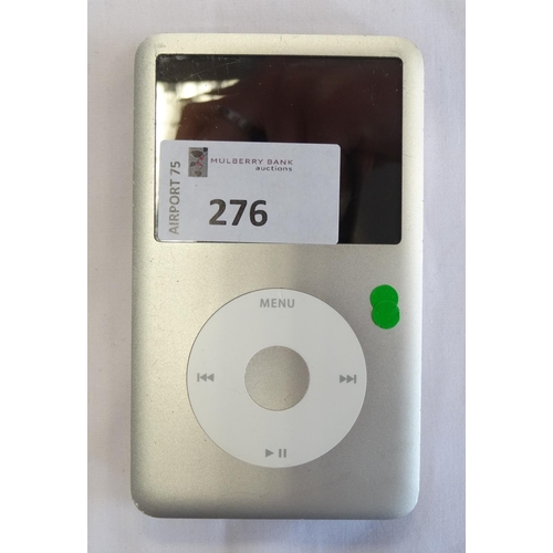 276 - APPLE IPOD CLASSIC (80GB) - MODEL A1238
serial number: 8M7394RLY5N.  Note: It is the buyer's respons... 