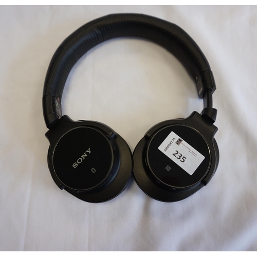 235 - SONY MDR-ZX750BN WIRELESS NOISE CANCELLING ON-EAR HEADPHONES