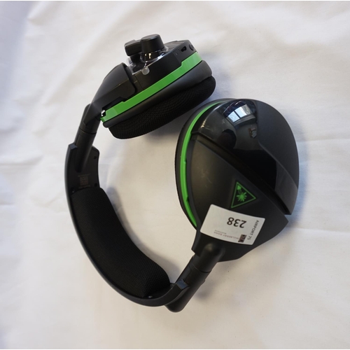 238 - TURTLE BEACH STEALTH 600 ON-EAR GAMING HEADPHONES WITH FLIP-UP MICROPHONE