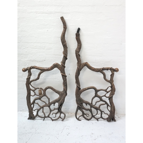 296 - ABSTRACT STEEL SCULPTURE
formed of two irregular interconnecting shaped sections to form a tree like... 