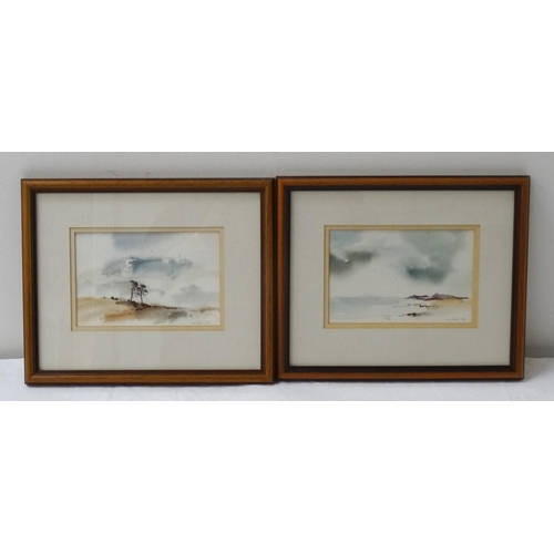 472 - KEN LOCHEAD
Scots Sentinels, Cairngorms, watercolour, signed and dated 1991, label to verso, 10cm x ... 