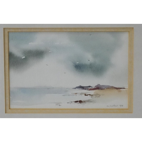 472 - KEN LOCHEAD
Scots Sentinels, Cairngorms, watercolour, signed and dated 1991, label to verso, 10cm x ... 