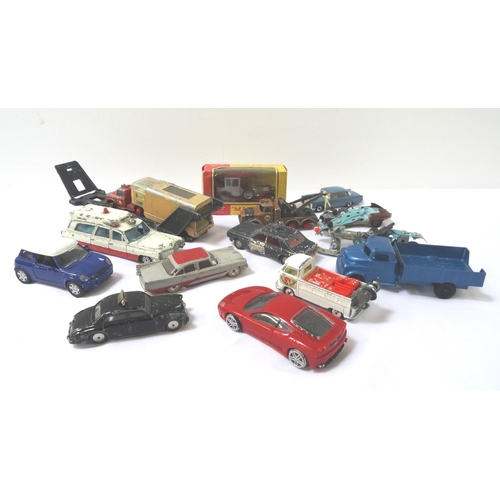 415 - LARGE SELECTION OF DIE CAST VEHICLES
with examples from Matchbox, Corgi, Dinky, Marshall, Lone Star ... 