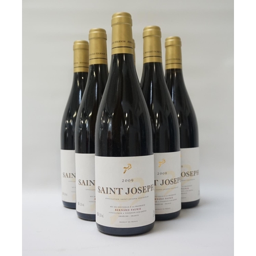 130 - BERNARD FAURIE SAINT JOSEPH 2009
A case of six bottles Saint Joseph 2009 Vintage from Rhone producer... 