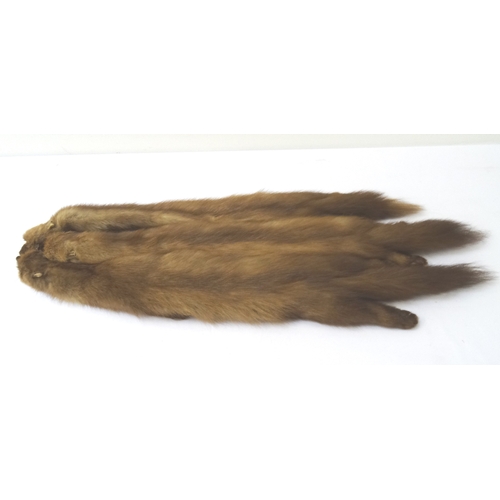 401 - THREE VINTAGE ERMINE STOLES
each with head, tails and legs, 74cm-79cm long (3) - RE-OFFERED IN TIMED... 