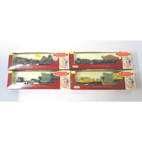 417 - DAYS GONE TRACKSIDE DIE CAST VEHICLES
including a Scammell ballast box with low loader and crane loa... 