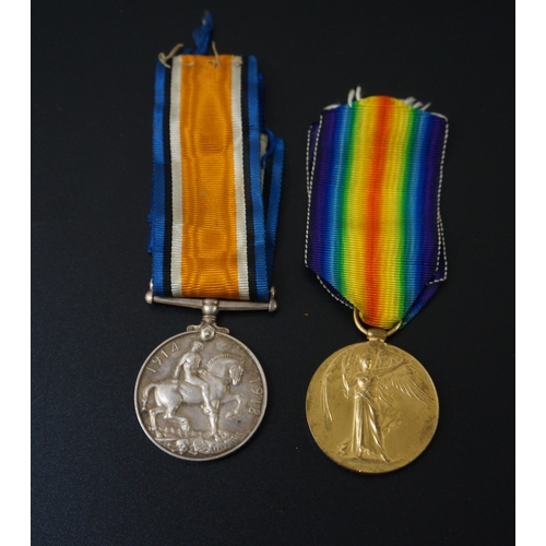 432 - TWO WORLD WAR I MEDALS
the British War Medal and the Allied Victory Medal, named to T-289787 DVR. A.... 