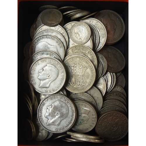 438 - SELECTION OF BRITISH SILVER COINS FROM BETWEEN 1920 AND 1946
comprising 22x Half Crowns, 11x Florins... 