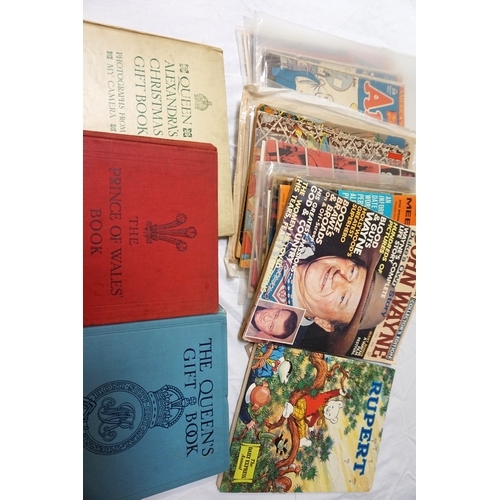 373 - COLLECTION OF VINTAGE COMICS, MAGAZINES AND BOOKS
including 1940s 'Archie', 'Fairy Tale Parade' and ... 