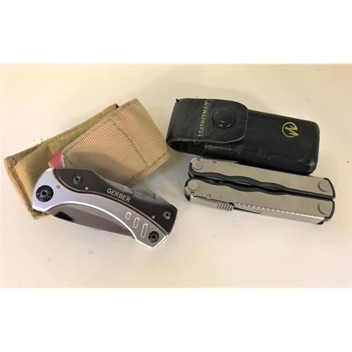 119 - TWO MULTI TOOLS IN POUCHES
comprising a Leatherman Fuse and a Gerber Crucial (2). Please note: You m... 