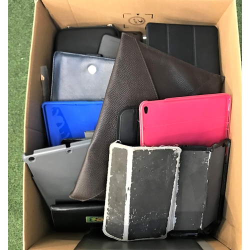 80 - ONE BOX OF PROTECTIVE CASES
including: tablet; ipad; phone and Kindle cases