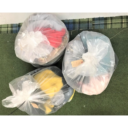 92 - THREE BAGS OF LADIES' CLOTHING ITEMS
including: Polo Ralph Lauren, Asos, Next, Atmosphere, Klass, Re... 