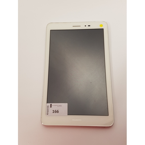 166 - HUAWEI MEDIAPAD T1 8.0 PRO (16GB) TABLET
Model: T1-821L.  IMEI: 357579043500521.  Note: It is the bu... 