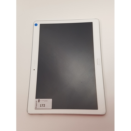 172 - HUAWEI MEDIAPAD M2 10.0 TABLET
Model: M2-A01L.  IMEI: 868204021172951.  Google Account Locked.  Note... 