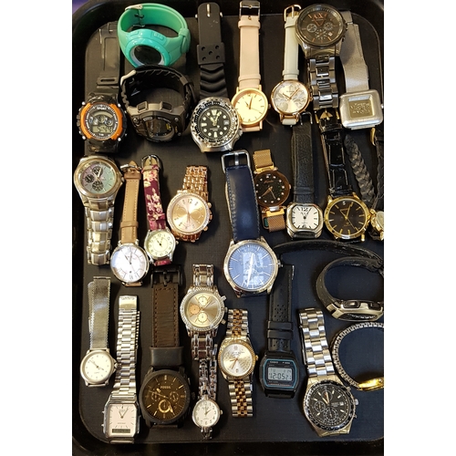 125 - SELECTION OF LADIES AND GENTLEMEN'S WRISTWATCHES
including Timex, Sekonda, Armani Exchange, Morgan, ... 