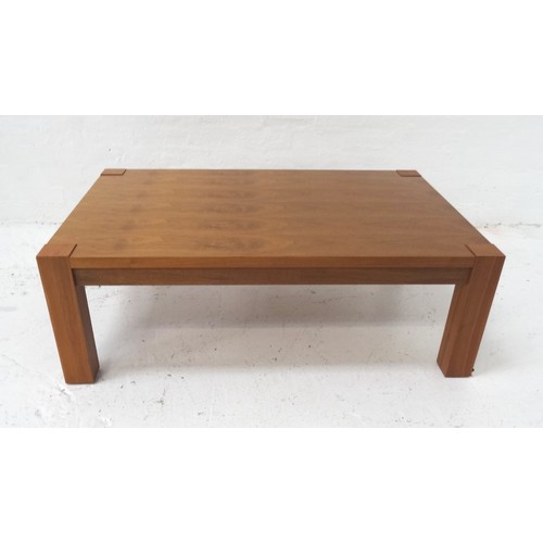 530 - WALNUT OCCASIONAL TABLE 
of rectangular form standing on plain supports, 120cm wide