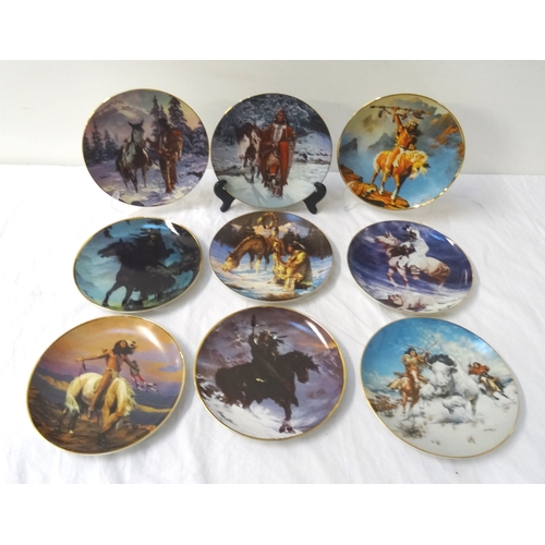 280 - SELECTION OF WESTERN HERITAGE MUSEUM
and The Hamilton Collection collectors plates depicting native ... 