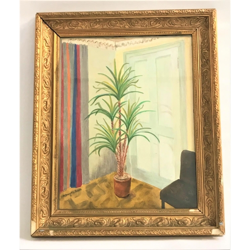 463 - M. DOUGHTY SMITH
Still life of a house fern, acrylic on board, signed, 45.5cm x 35.5cm