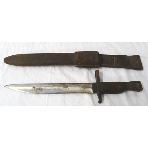 429 - CANADIAN M1910 PATTERN ROSS RIFLE BAYONET
with a 25cm blade, the scabbard with internal frog