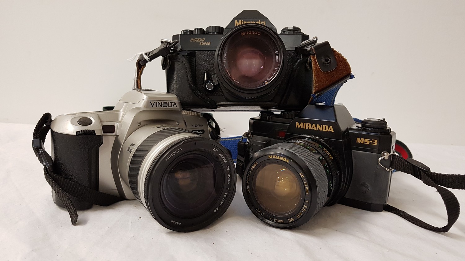 MIRANDA 35mm FILM M5-3 CAMERA with a Miranda 28-70mm 1:3.5-4.8 MC Macro lens,  Konica 35mm film C35 M