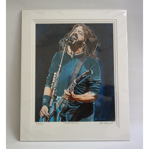 301 - ED O'FARRELL
David Grohl, limited edition print, signed and numbered 3/200, 37cm x 29cm