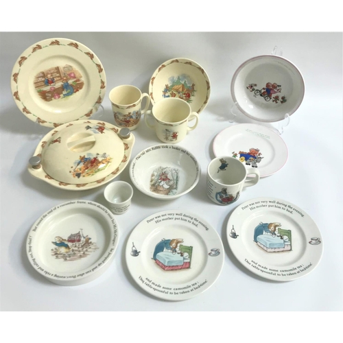 130 - WEDGWOOD PETER RABBIT NURSERY WARE BOXED SET
comprising two plates, two bowls of various sizes, a cu... 