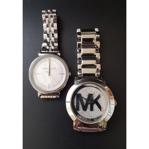 105 - TWO MICHAEL KORS WRISTWATCHES
comprising MK-3375 and MK-3641 (2)