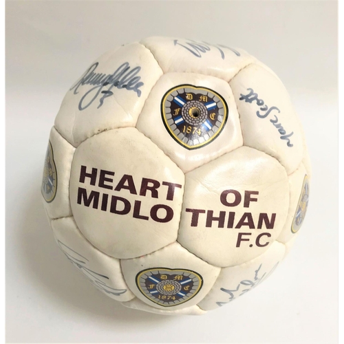 62 - HEART OF MIDLOTHIAN SIGNED TEAM FOOTBALL
from the 1997-1998 season including Colin Cameron, Neil Poi... 