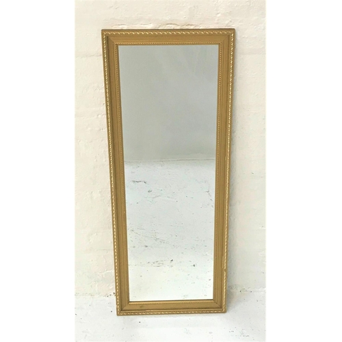 96 - OBLONG GILT FRAME WALL MIRROR
100cm high