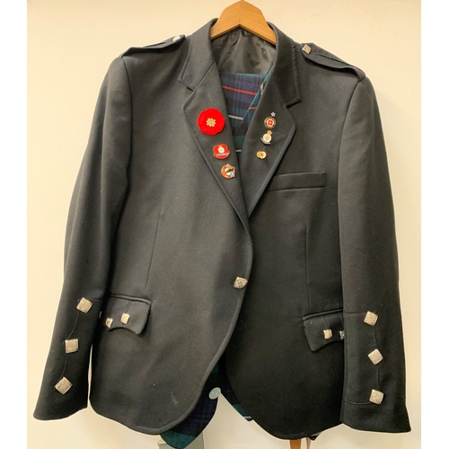 269 - GENTLEMAN'S REGIMENTAL EVENING SUIT
comprising an Argyll jacket, waistcoat with Royal Highland Fusil... 