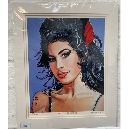 327 - ED O'FARRELL
Amy Winehouse III, print, signed and numbered 4/200, 37cm x29cm