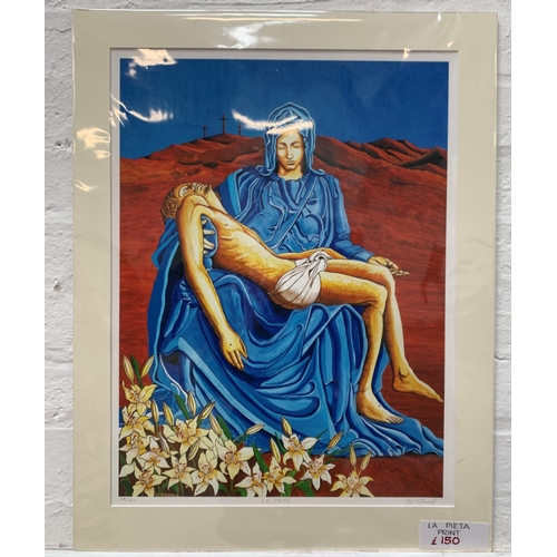 329 - ED O'FARRELL
La Pieta, print, signed and numbered 14/200, 58.5cm x 44cm