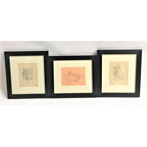 363 - WINNIE BAXTER
The wise one's, pencil on paper, signed and dated 29/2/24, 17cm x 13cm; Clarice Cooke,... 