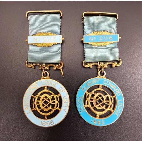 301 - TWO MASONIC MEDALS
from the Royal Albert Edward Lodge 1862 no.906 and the Lansdowne Lodge Of Unity 1... 