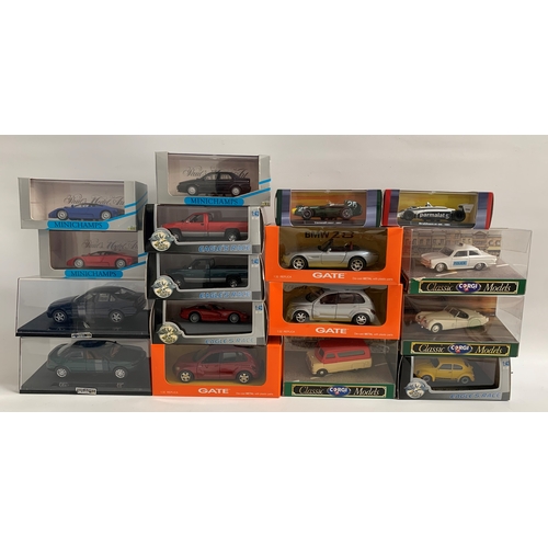 441 - SELECTION OF DIE CAST VEHICLES
with examples from Gate, Corgi, Atlas, Mini Champs, Eagles Race and H... 