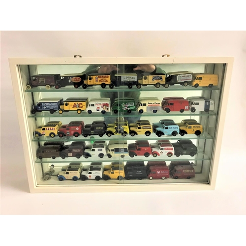 420 - COLLECTION OF DAYS GONE DIE CAST VEHICLES
all thirty four delivery vans sign written and contained i... 