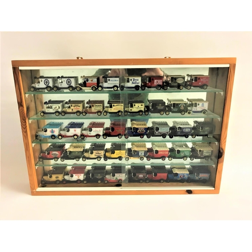 422 - COLLECTION OF DAYS GONE DIE CAST VEHICLES
all forty delivery vans sign written and contained in a ca... 