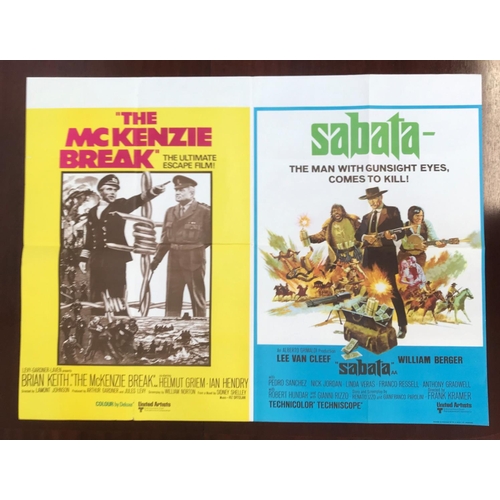 390 - SELECTION OF ELEVEN 1960s/70s BRITISH BOUBLE BILL QUAD FILM POSTERS
comprising 2x 'Superdad' (1973)/... 