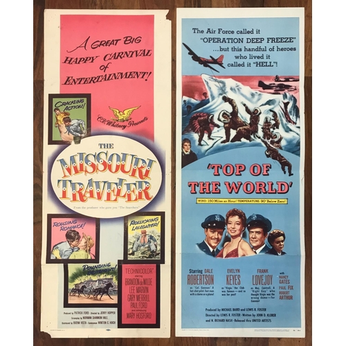 395 - THIRTEEN US MOVIE INSERT POSTERS
dating from 1930s to 1960s, comprising 'Quick before it melts' (196... 