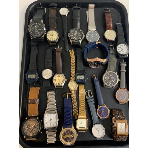 88 - SELECTION OF LADIES AND GENTLEMEN'S WRISTWATCHES
including Furla, Casio, Police, Citizen Eco-Drive, ... 