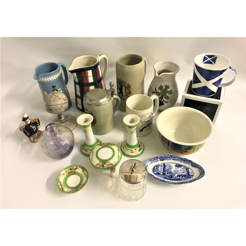 249 - SELECTION OF CERAMICS
including a John Beswick 'The Frenchmen', two West German pottery steins, Nori... 