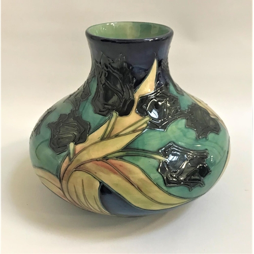 266 - MOORCROFT BLACK TULIP VASE
of squat form, 20.5cm high