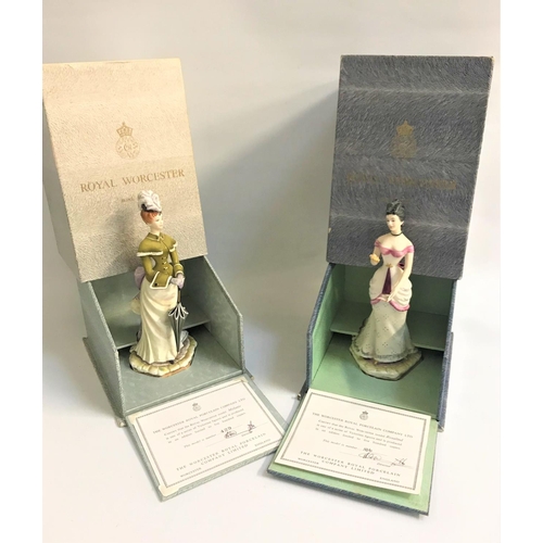 279 - TWO ROYAL WORCESTER PORCELAIN FIGURINES
both limited editions, Rosalind, 186/500 with certificate, 2... 