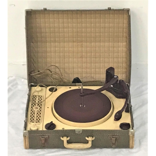 418 - COLLARD PORTABLE RECORD PLAYER
playing 33s, 78s and 45s, with power lead